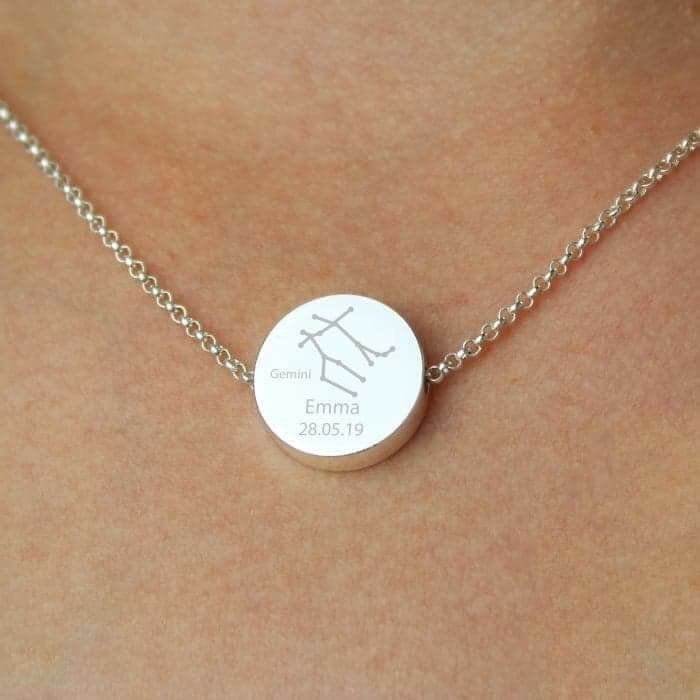 Personalised Zodiac Star Sign Necklace