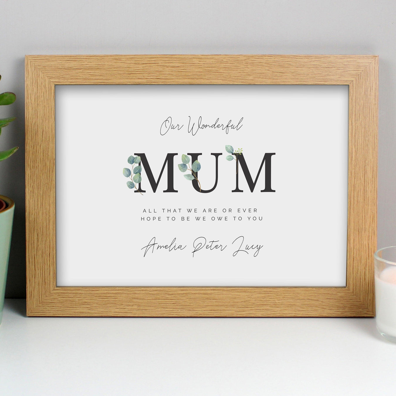 Personalised Framed Prints & Wall Art For Mother's Day