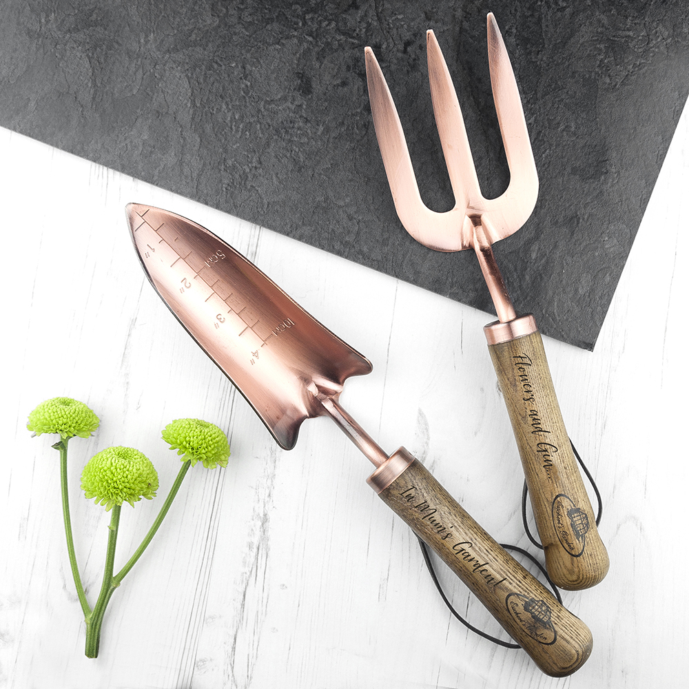 Personalised Fork and Trowel Set