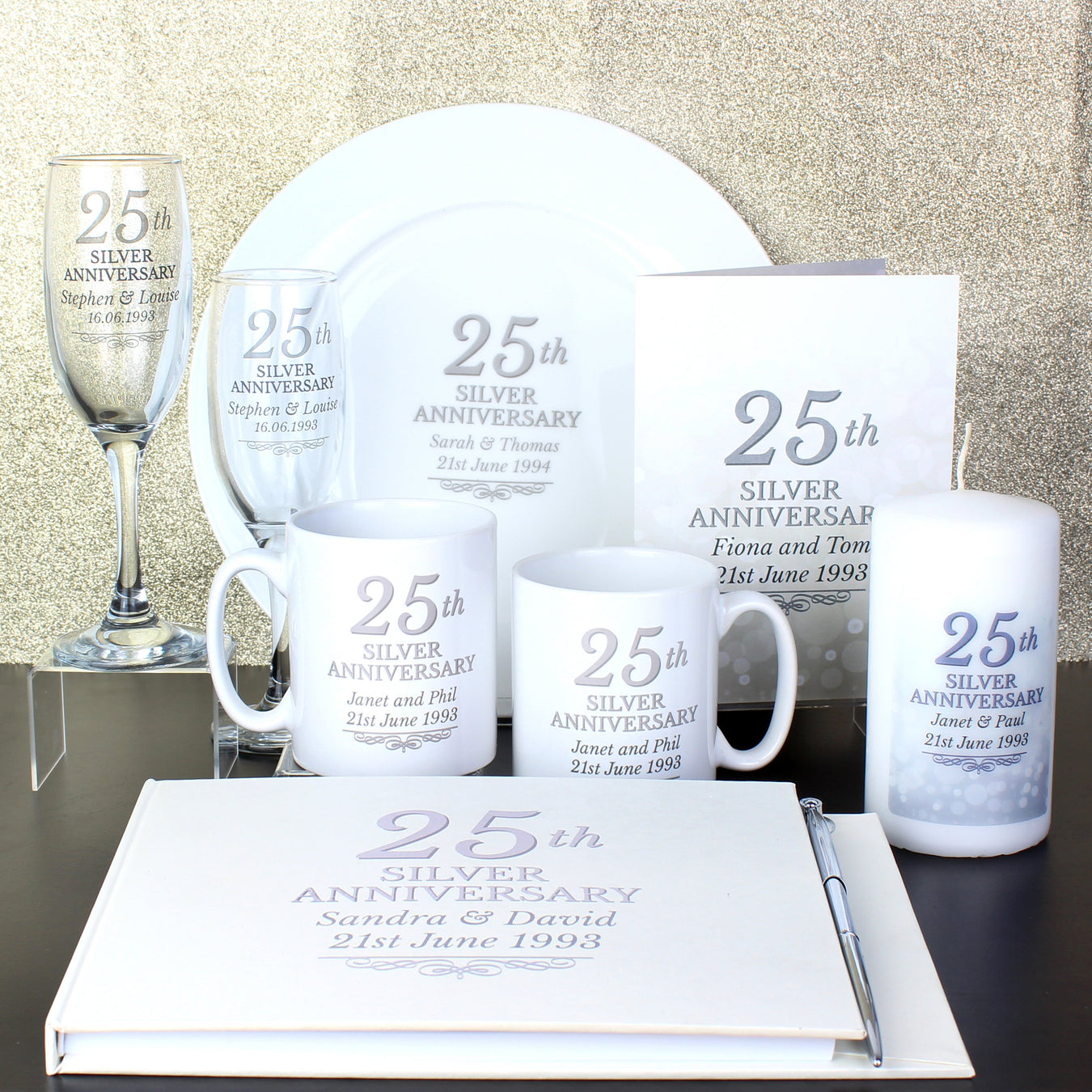 Personalised 25th Anniversary Gifts