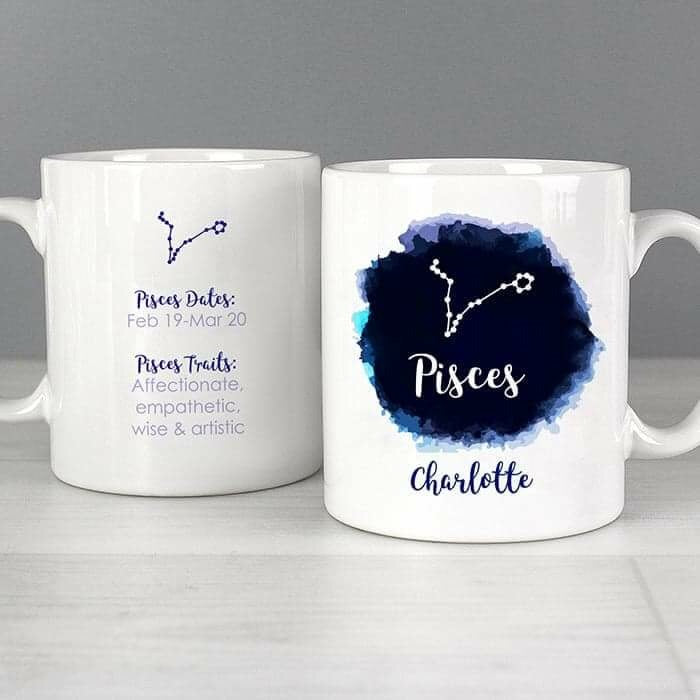 Personalised Zodiac Star Sign Mugs