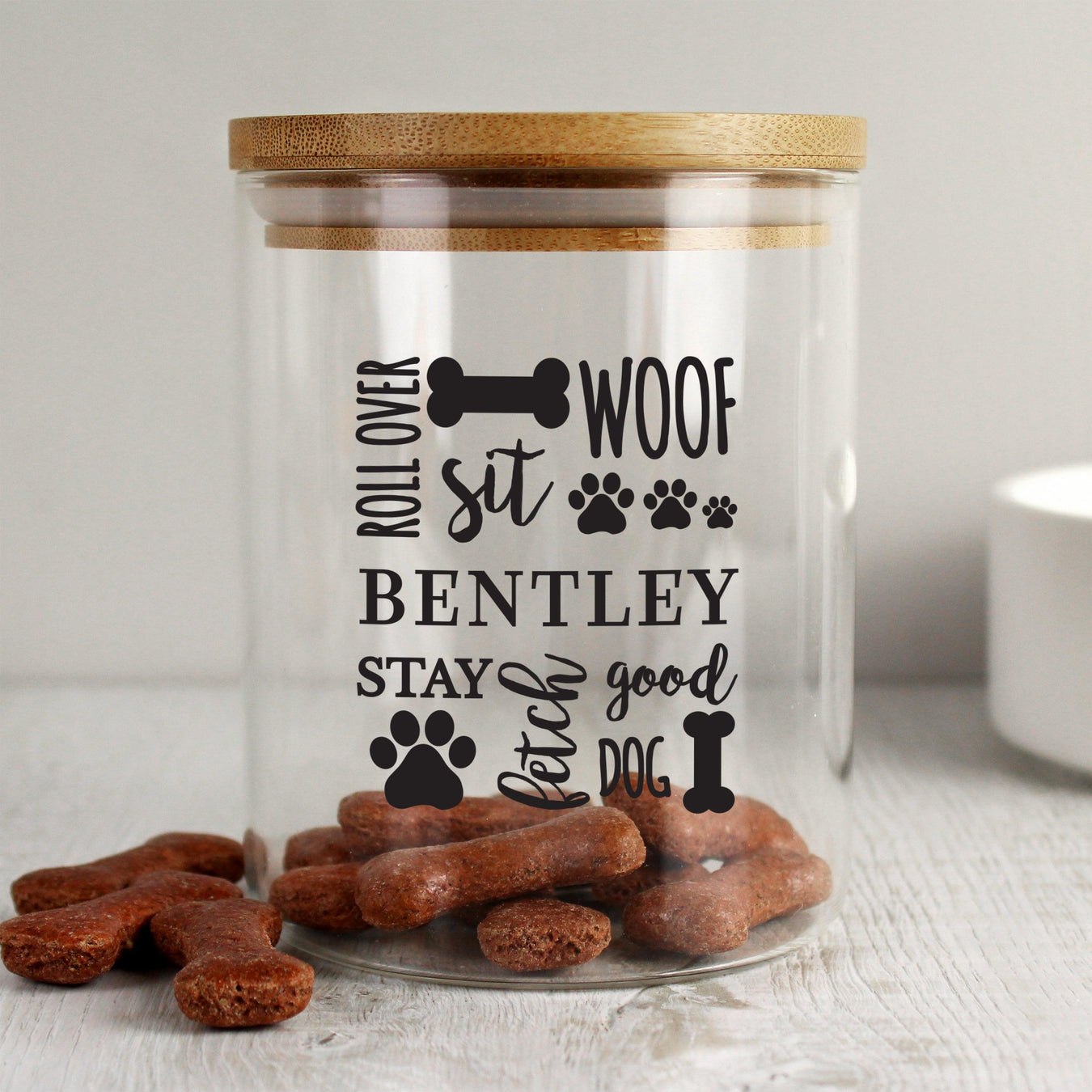 Personalised Pet Treat Storage Jars