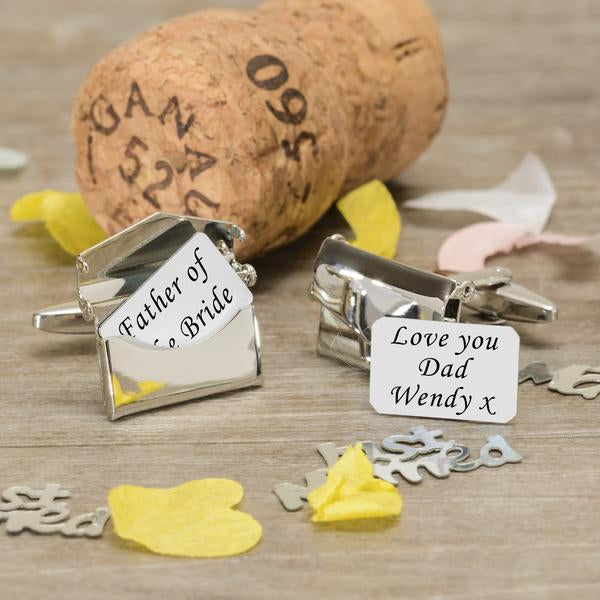 Personalised Envelope Cufflinks