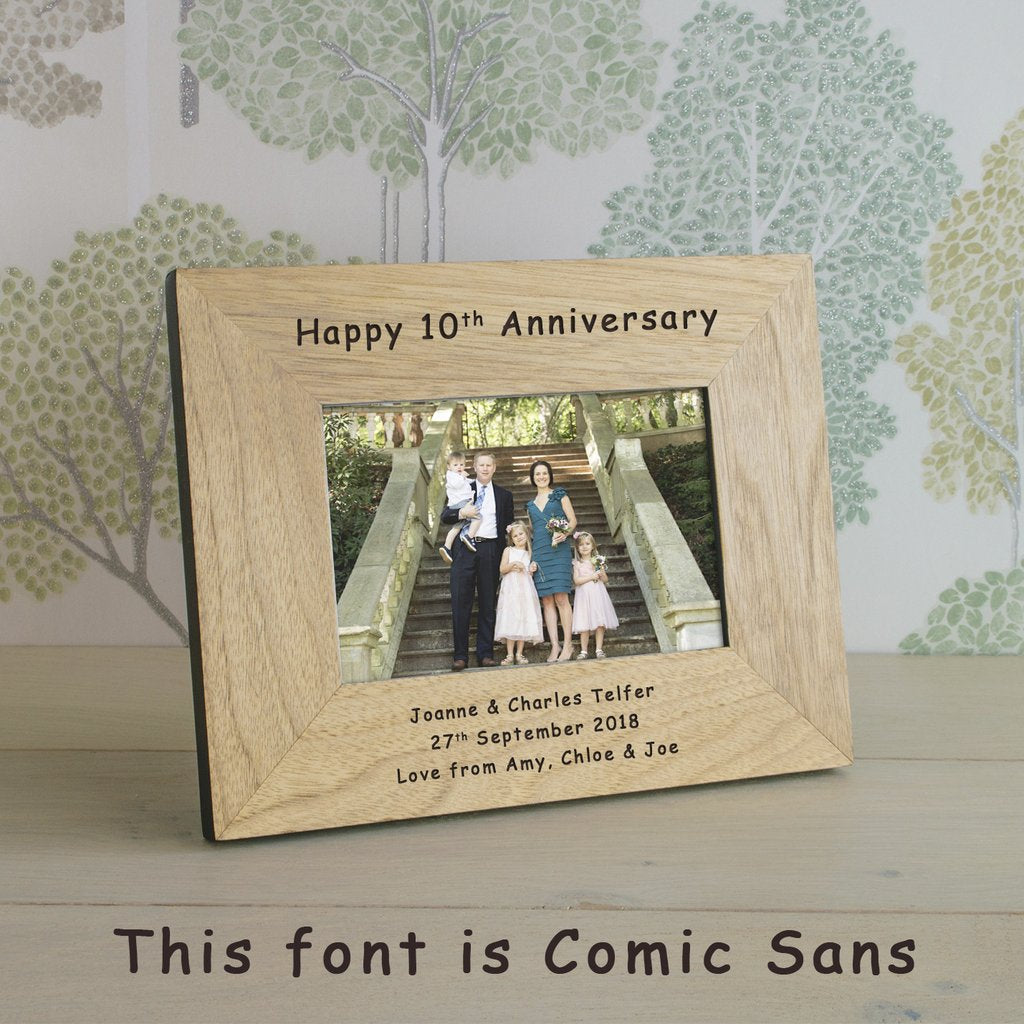 Personalised Wooden Photo Frames