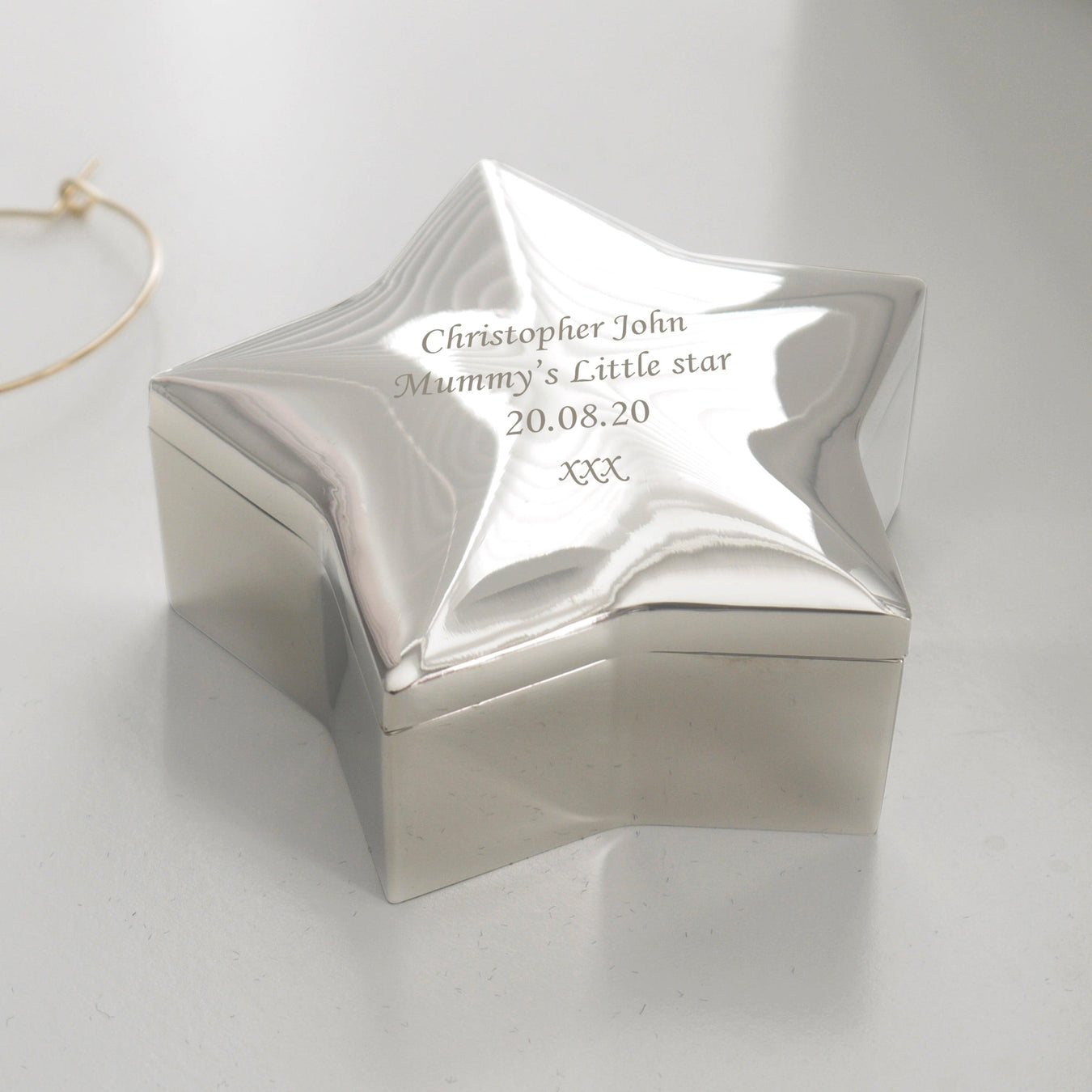 Personalised Star Trinket Boxes