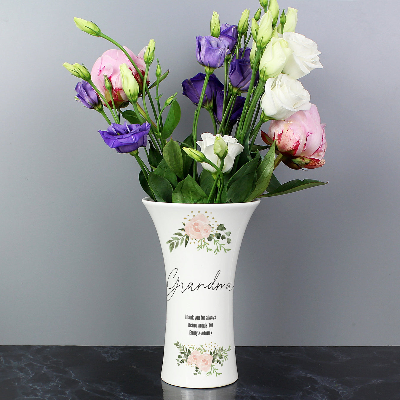 Personalised Vase For Mum | Nan | Grandma