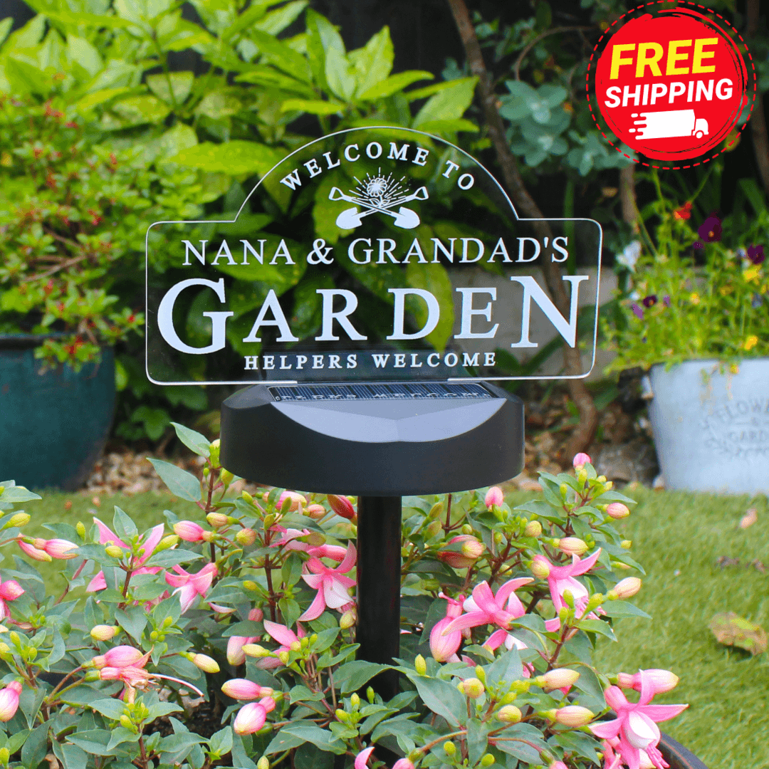 Personalised Solar Lights - Free Delivery