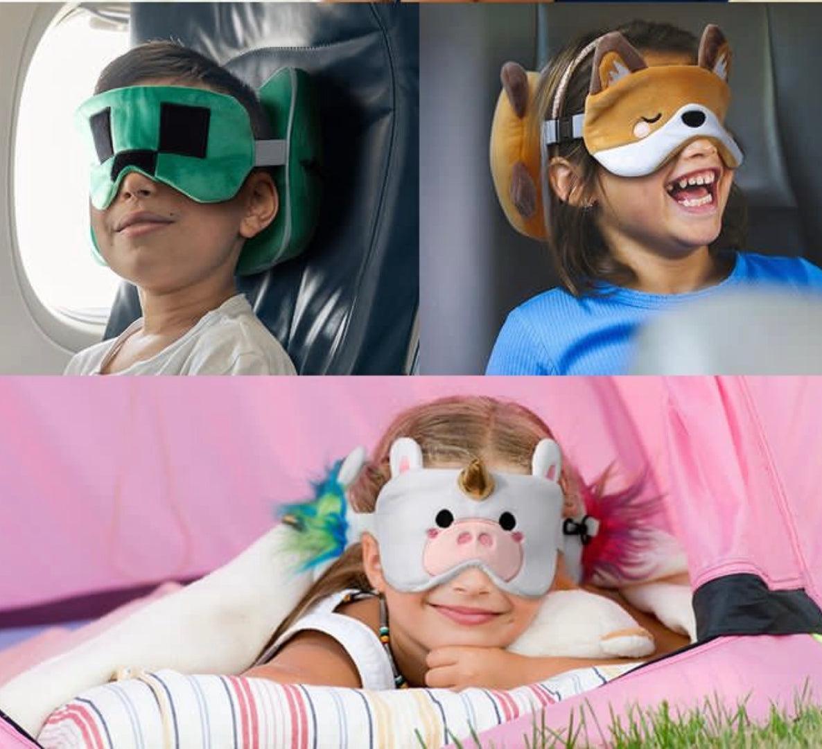 Novelty Travel Pillows For Kids | Relaxeazzz Travel Pillow Eye Mask Set