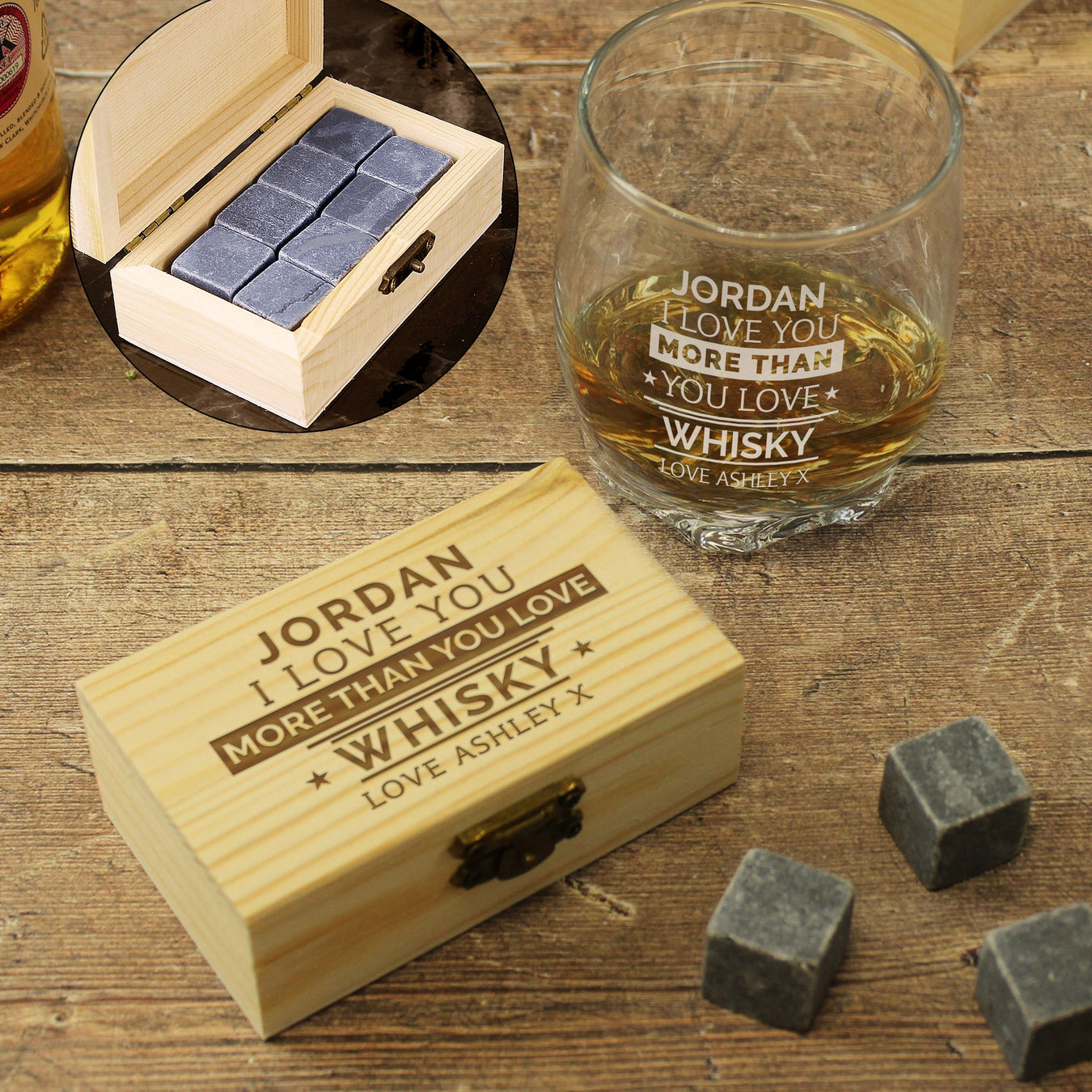 Personalised Valentines Whisky Gifts