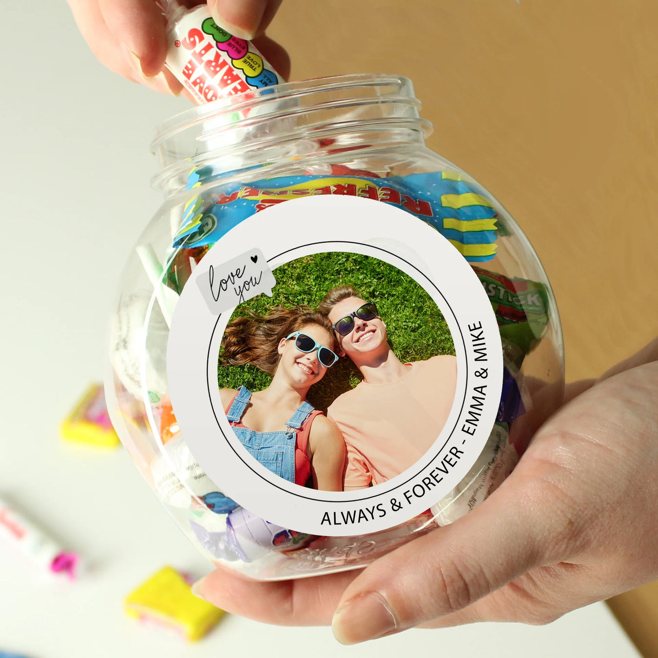 Personalised Sweet Jars & Photo Upload Sweet Jars