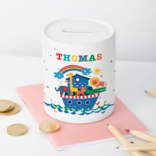 Personalised Noah’s Ark Money Box