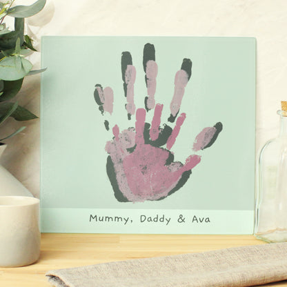 Personalised Childrens Drawing Photo Upload Glass Chopping Board