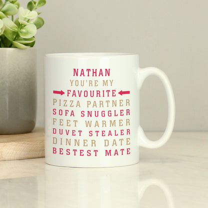 Personalised You’re My Favourite Mug