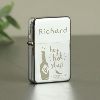 Personalised Hey Hot Stuff Lighter