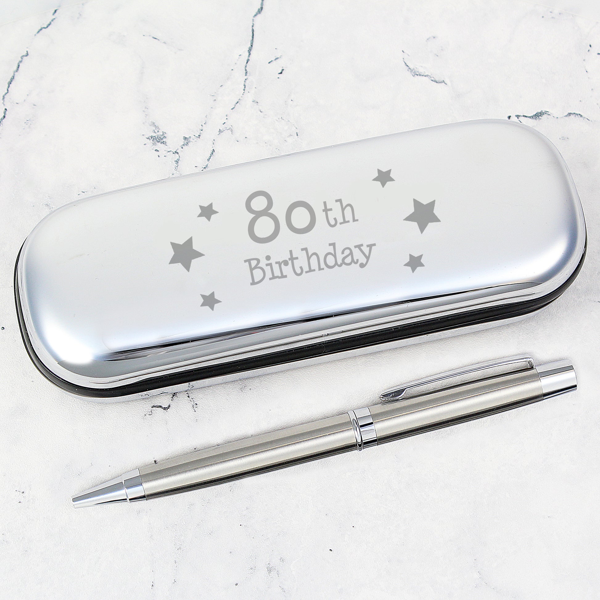 80th Birthday Pen & Box Gift Set