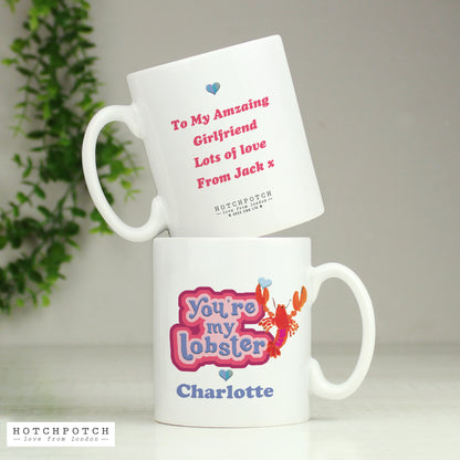 Personalised Youre My Lobster Mug