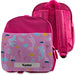 Printed Kids Pink Backpack with Mermaid Design, Customise with Any Name Image 2