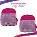 Printed Kids Pink Backpack with Mermaid Design, Customise with Any Name Image 5