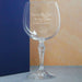 Engraved Crystal Gin and Tonic Glass with You're the Gin to My Tonic Design, Personalise with Any Message Image 4
