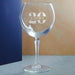 Engraved Hudson Gin Balloon Cocktail Glass with Name in 20 Design Image 4