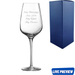 Engraved 12oz Sublym Wine Glass