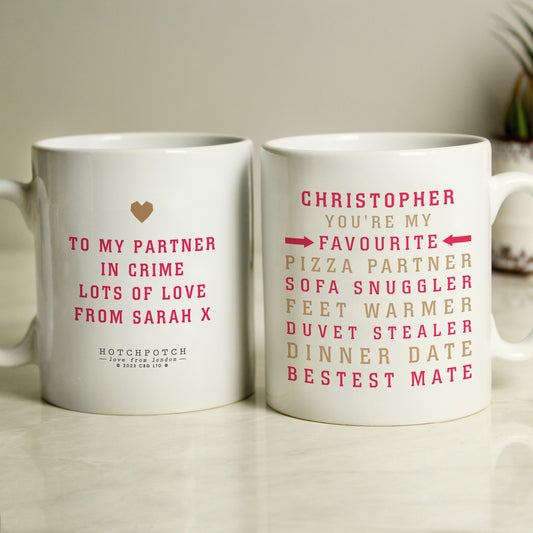 Personalised You’re My Favourite Mug