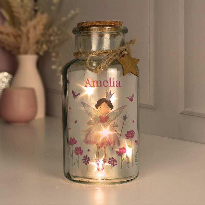 Personalised Fairy Princess Light Jar