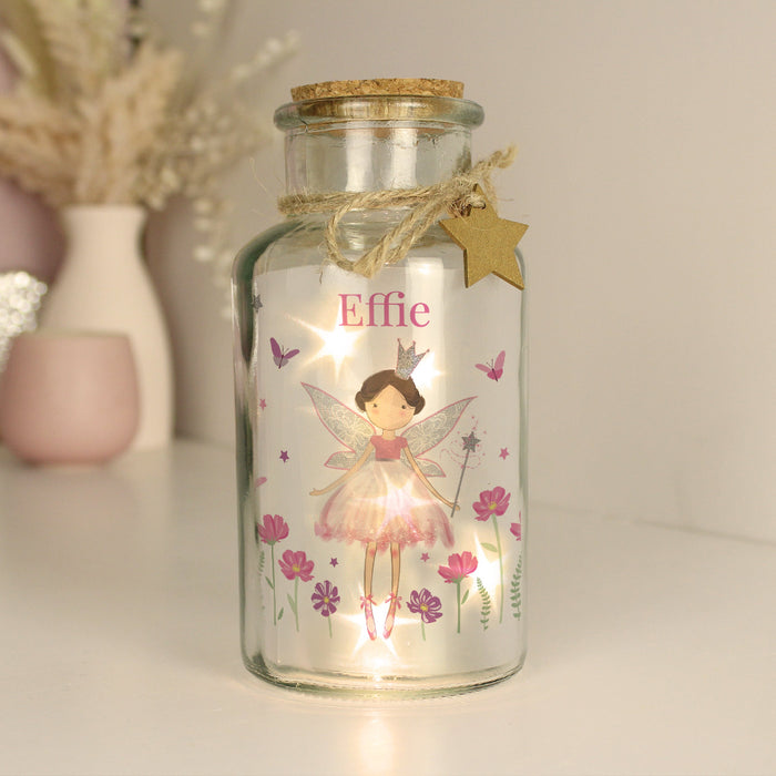 Personalised Fairy Princess Light Jar