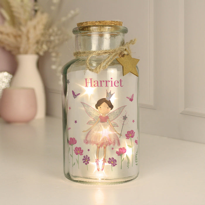 Personalised Fairy Princess Light Jar