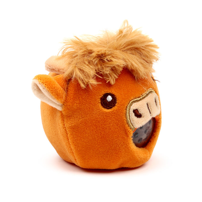 Queasy Squeezies Highland Coo Cow Plush Squeezy Toy