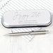 Personalised 21st Birthday Silver Pen and Box Gift Set