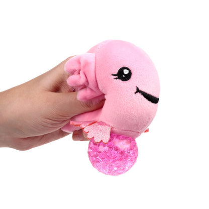 Queasy Squeezies Axolotl (Salamander) Plush Squeezy Toy