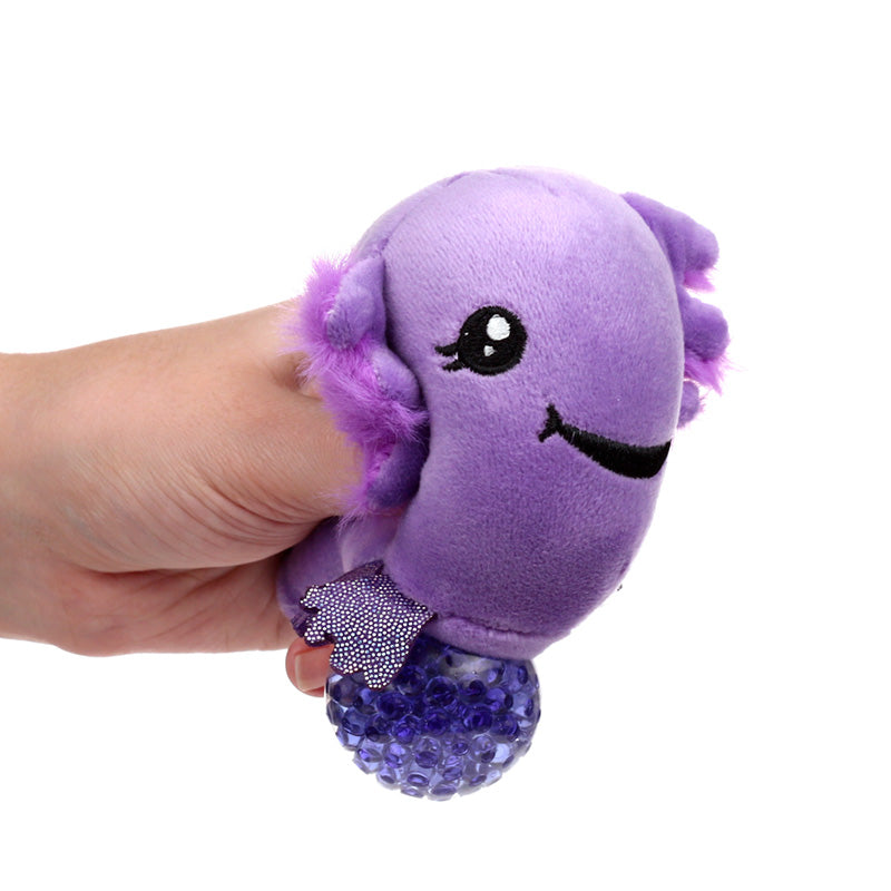 Queasy Squeezies Axolotl (Salamander) Plush Squeezy Toy