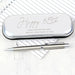 Personalised 65th Birthday Silver Pen and Box Gift Set