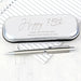 Personalised 75th Birthday Silver Pen and Box Gift Set