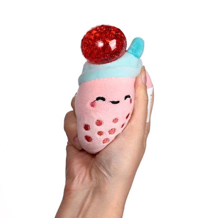 Queasy Squeezies Foodiemals Bubble Tea Plush Squeezy Toy