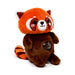 Queasy Squeezies Adoramals Red Panda Plush Squeezy Toy