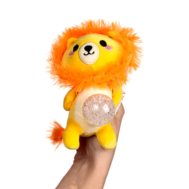 Queasy Squeezies Adoramals Lion Plush Squeezy Toy