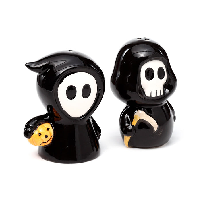 Skull Boy & Ghost Boy Salt & Pepper Shaker Set