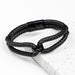 Personalised Men's Infinity Dual Leather Bracelet