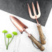 Personalised Luxe Copper Trowel and Fork Set