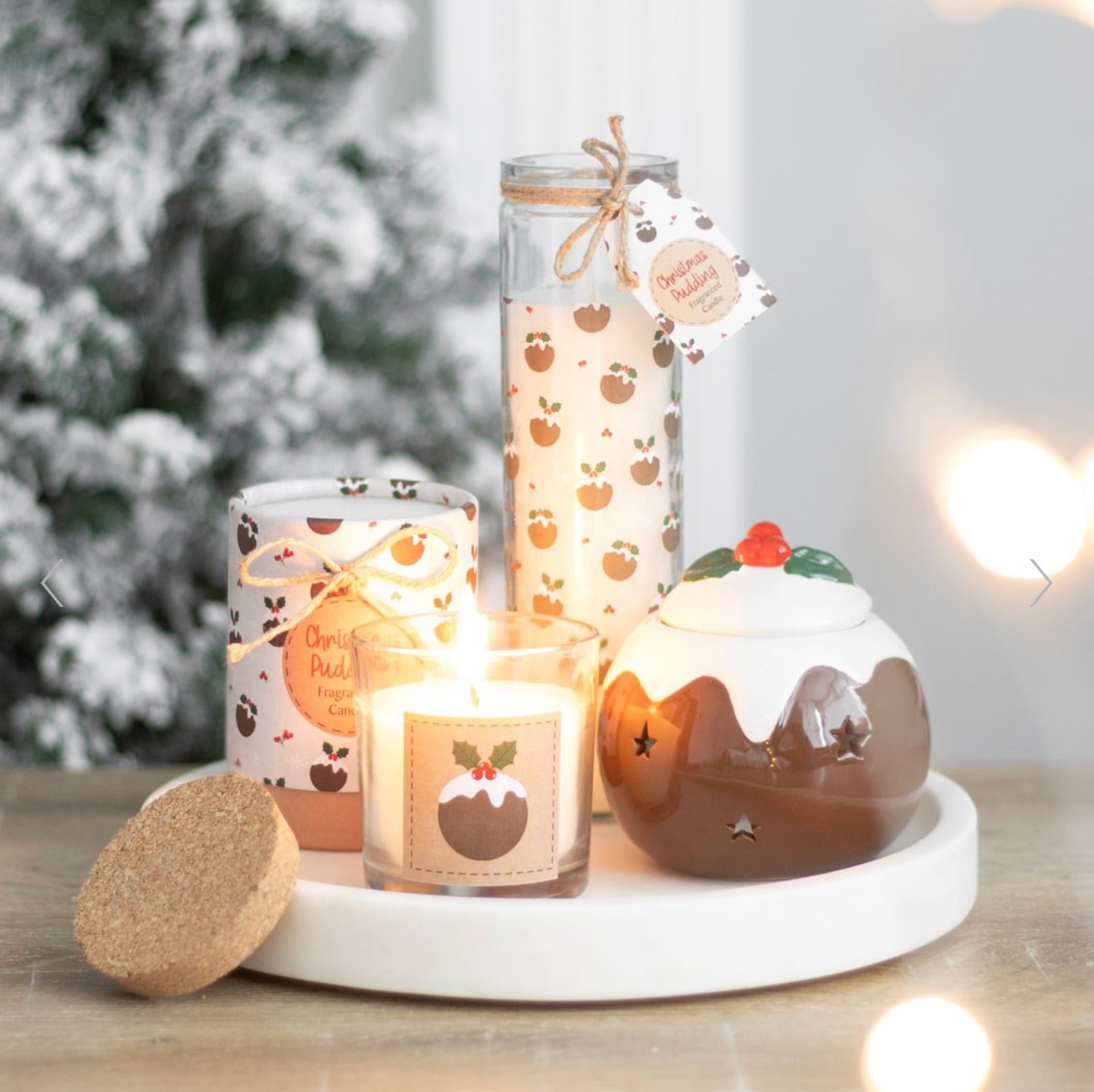 Christmas Pudding Shaped Oil Burner