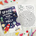 Personalised Space Colouring Book with Pencil Crayons