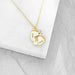 Personalised Baby Feet Crystal Necklace