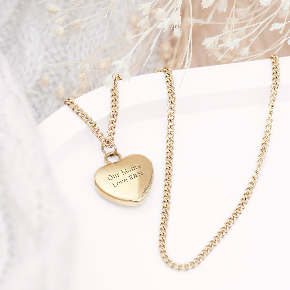 Personalised Celestial Heart Crystal Pendant Necklace