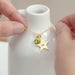 Personalised Gold Star with Birthstone Crystal Necklace