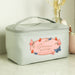 Personalised Hotchpotch Butterfly Grey Toiletry Bag