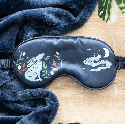 Midnight Hare Satin Sleep Mask