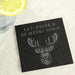 Personalised Stag Design Slate Coaster