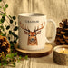 Personalised Watercolour Stag Design Mug